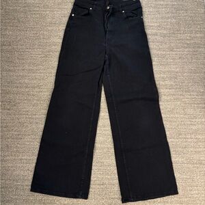 Divided Women's Black Wide-Leg Jeans